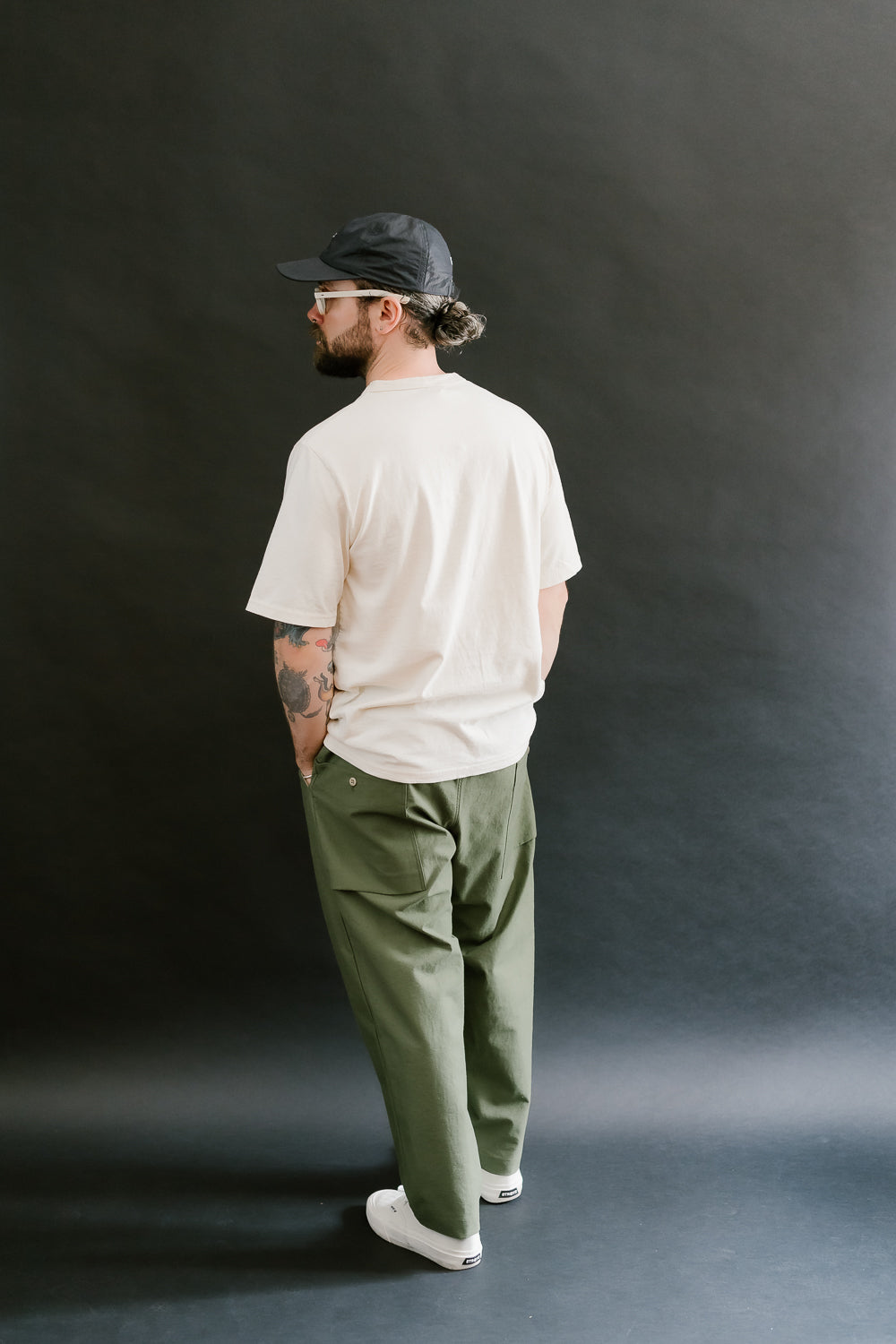 Back Nep Ump Pants - 20 Khaki