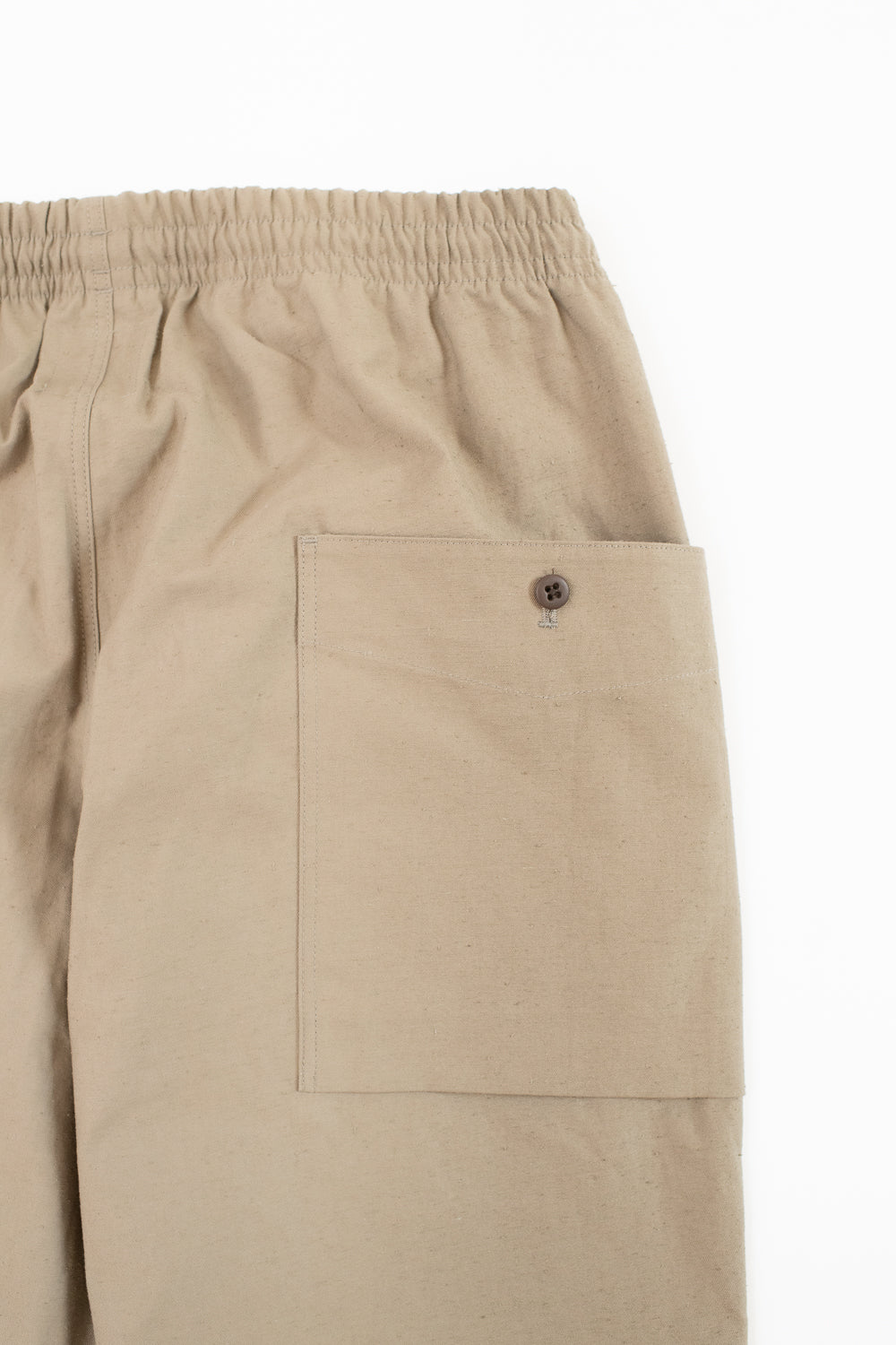 Back Nep Ump Pants - 38 Sepia