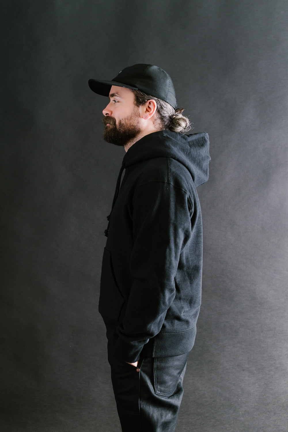 GG Sweat Pullover Parka - 07 Black