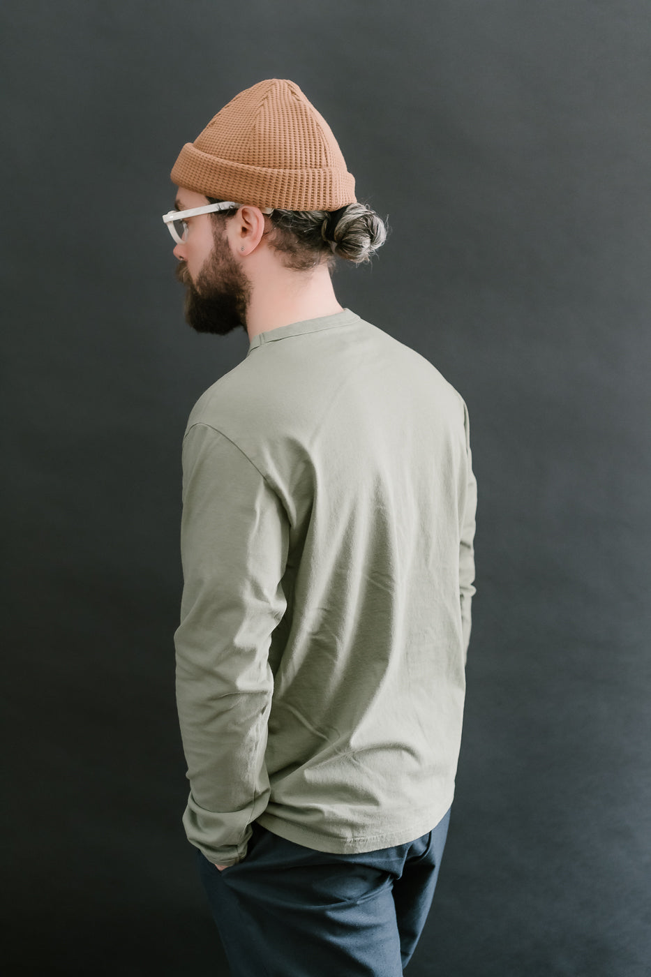 Lead Off LS T-Shirt - 320 Olive