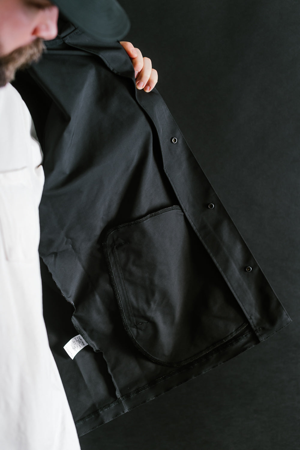 OX Hoodie Coat - 07 Black