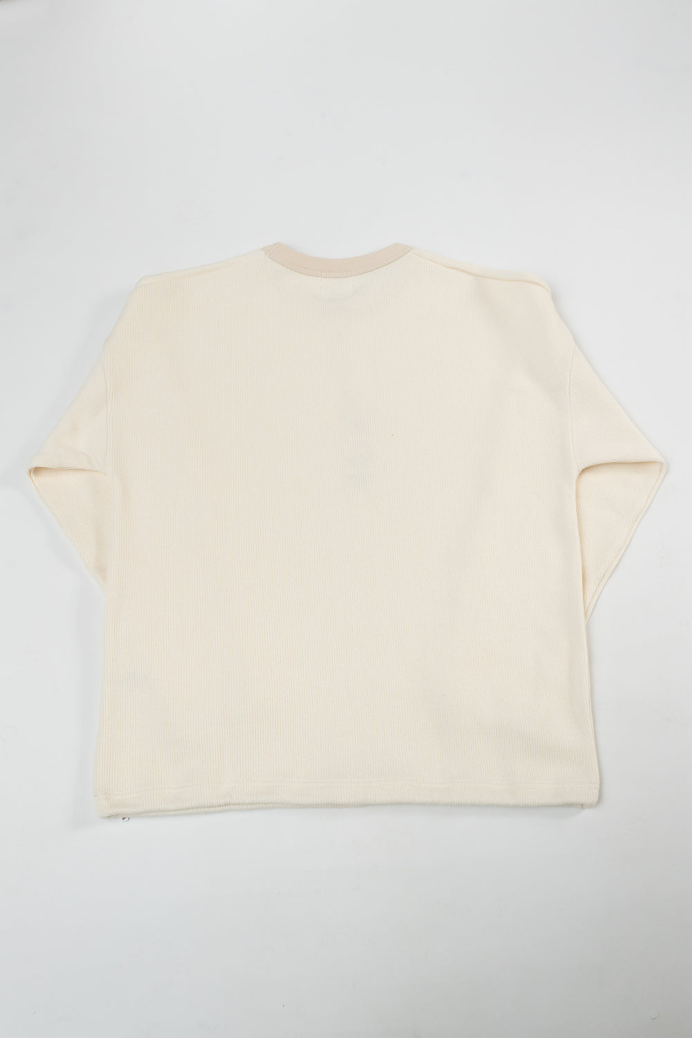 Quarter Knit Himo LS Shirt - 14 Ivory