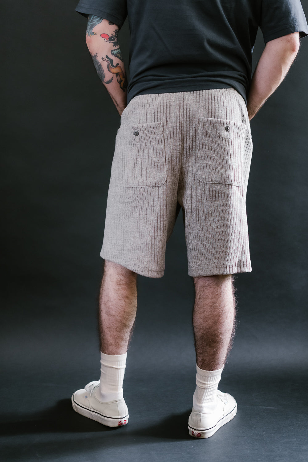 Rib Shorts - 44 Oatmeal