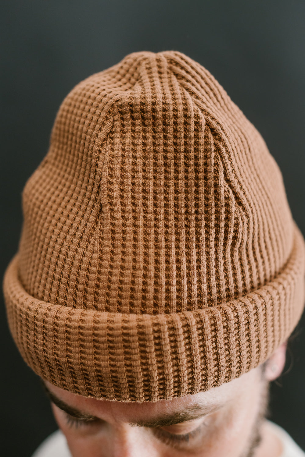 Waffle Knit Cap - 169 Cocoa