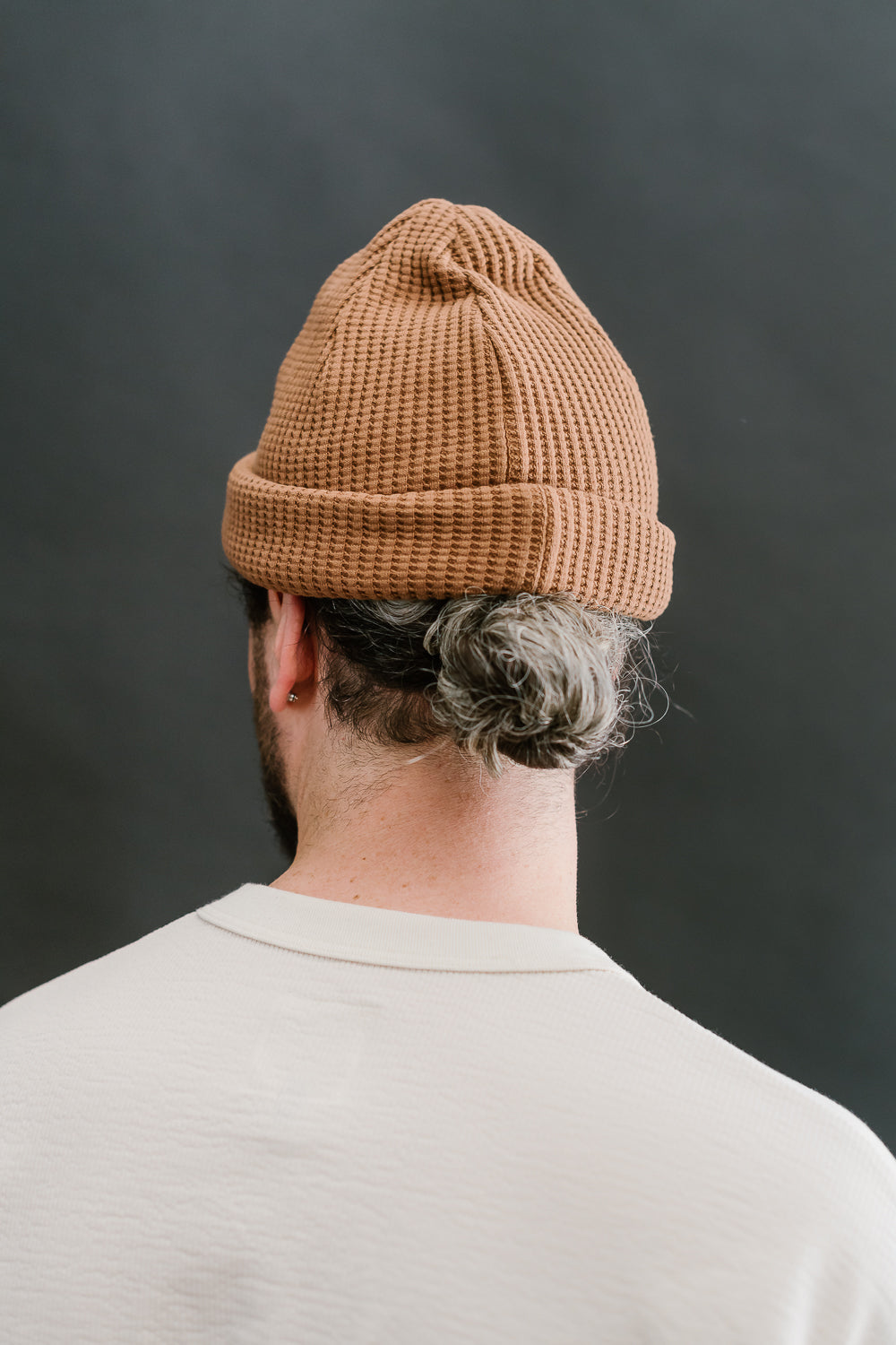 Waffle Knit Cap - 169 Cocoa