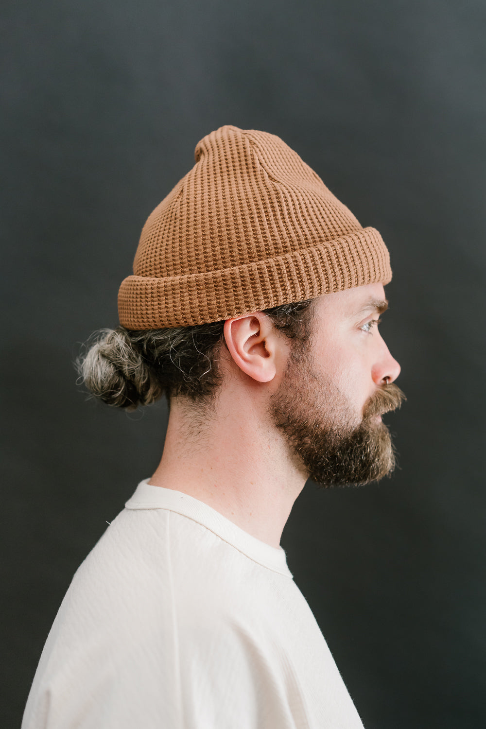 Waffle Knit Cap - 169 Cocoa