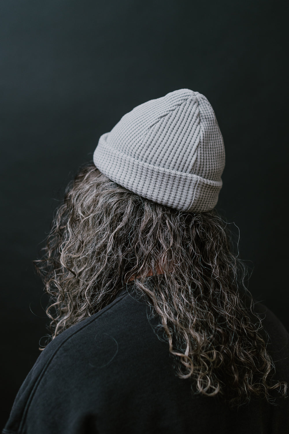 Waffle Knit Cap - 211 Concrete