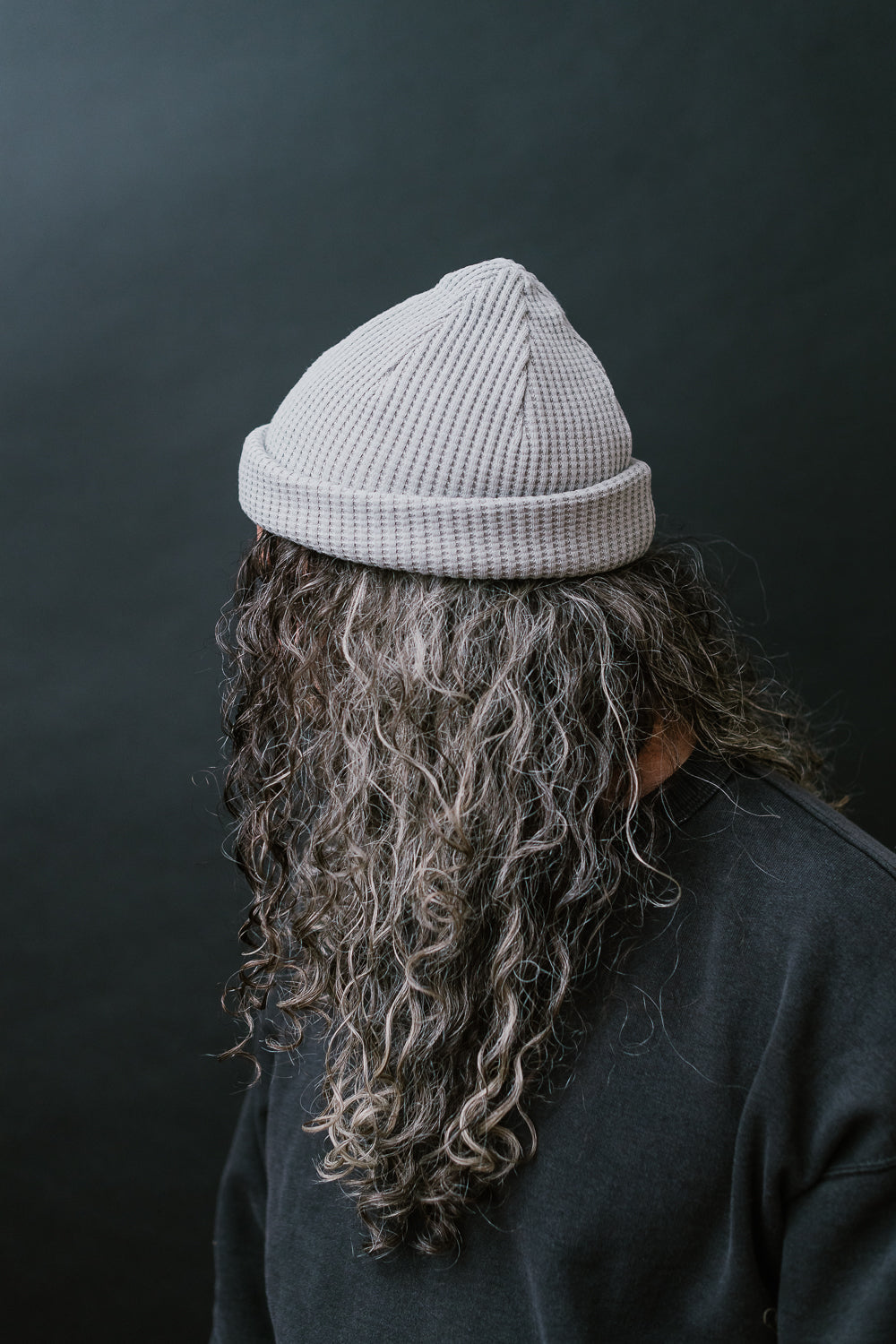 Waffle Knit Cap - 211 Concrete