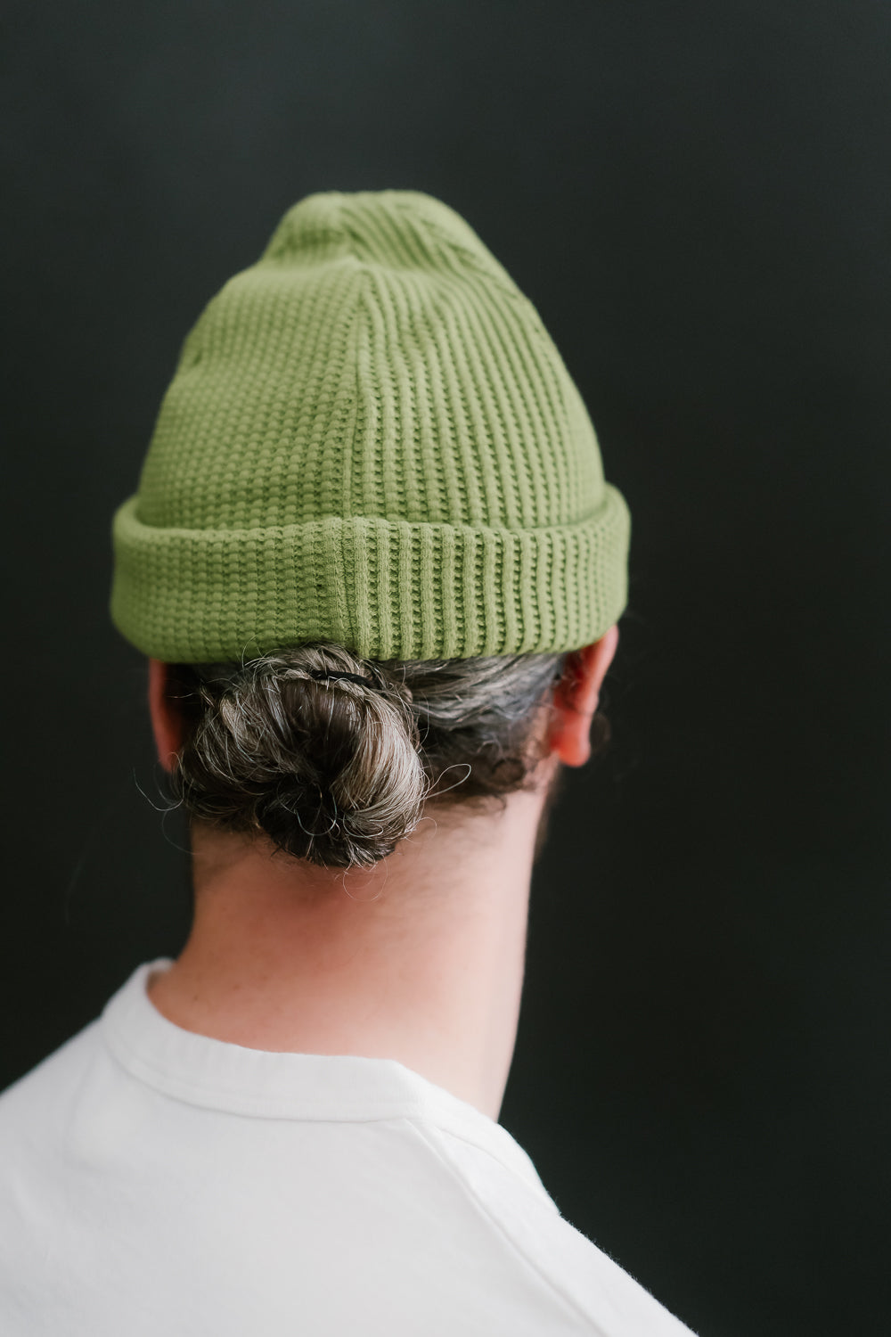 Waffle Knit Cap - 240 Lime