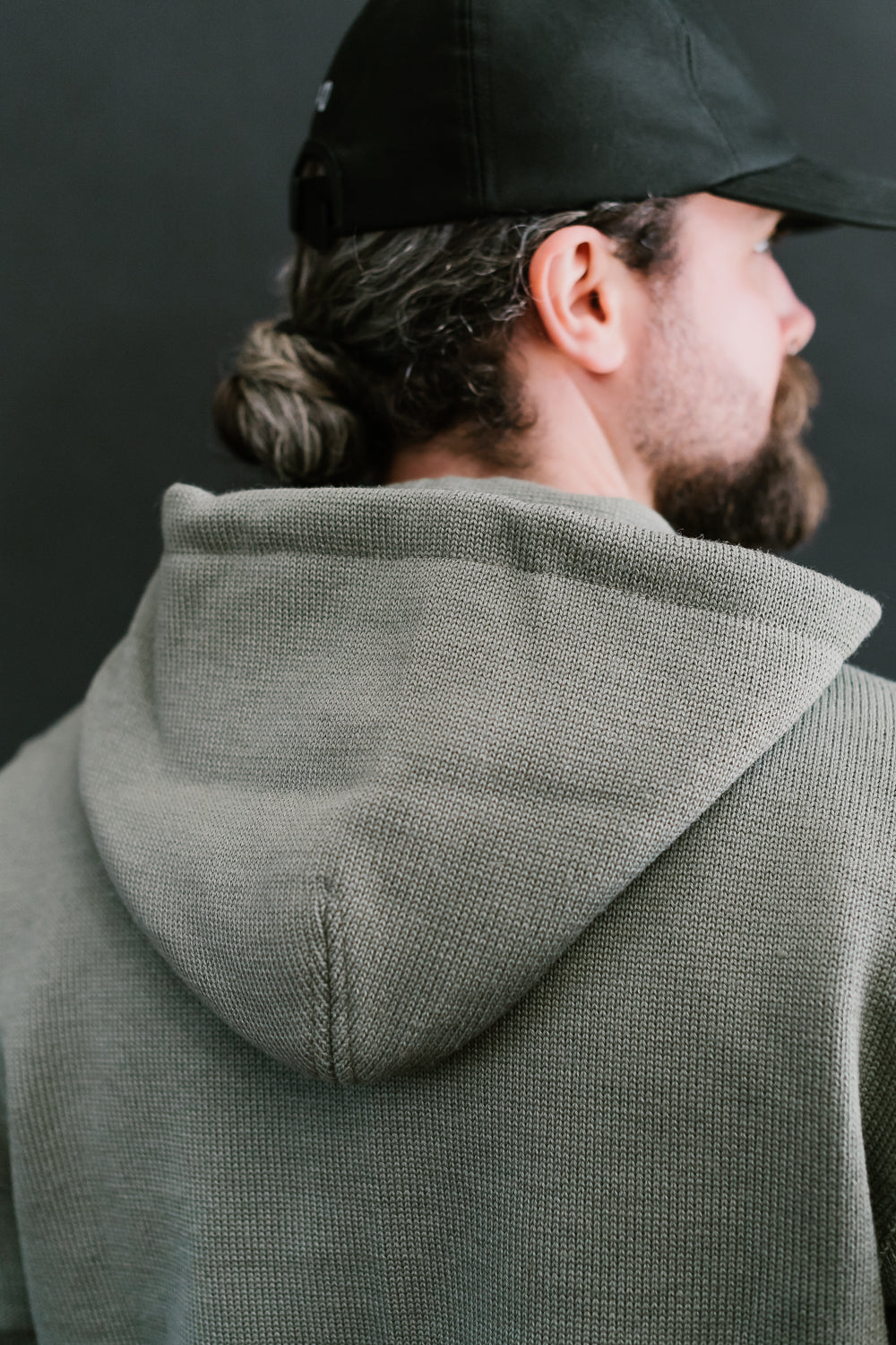 James Dant x Dehen - Full Zip Moto Hoodie - Sage