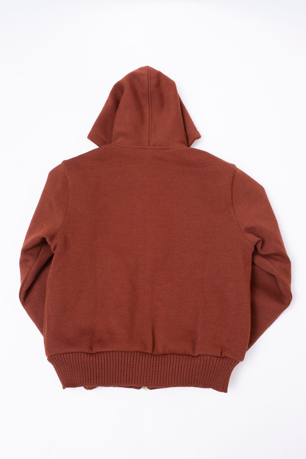 James Dant x Dehen - Full Zip Moto Hoodie - Tobacco