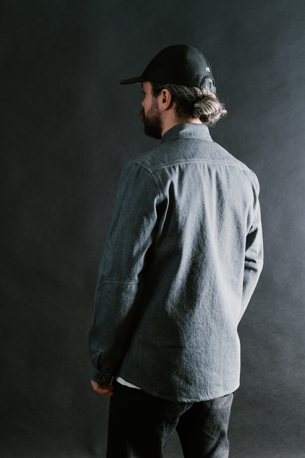 James Dant x Dehen - Selvedge Denim Crissman Overshirt - Pewter