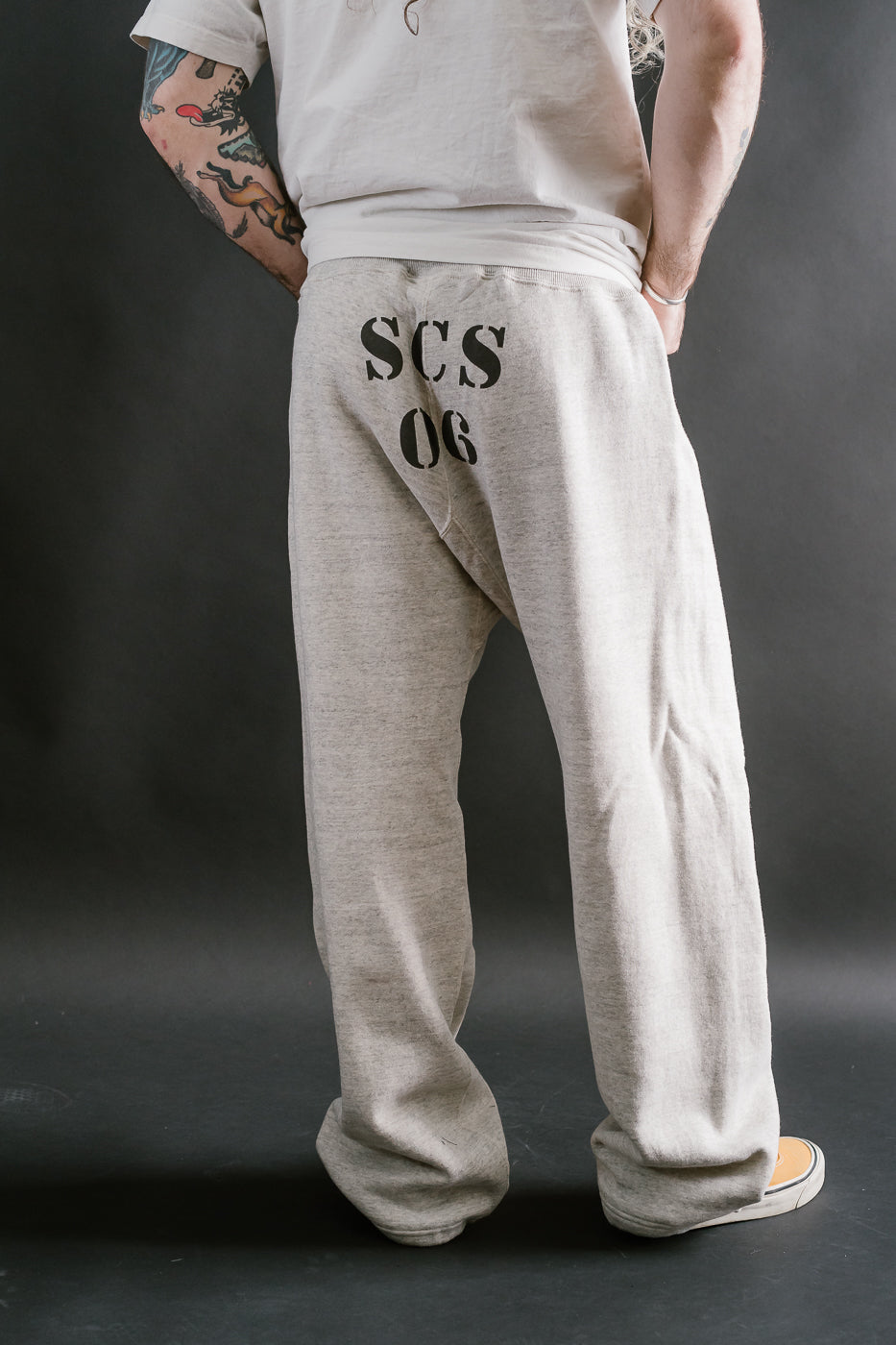 Lot JG-CS16 - Naval Training Sweatpants - Oatmeal