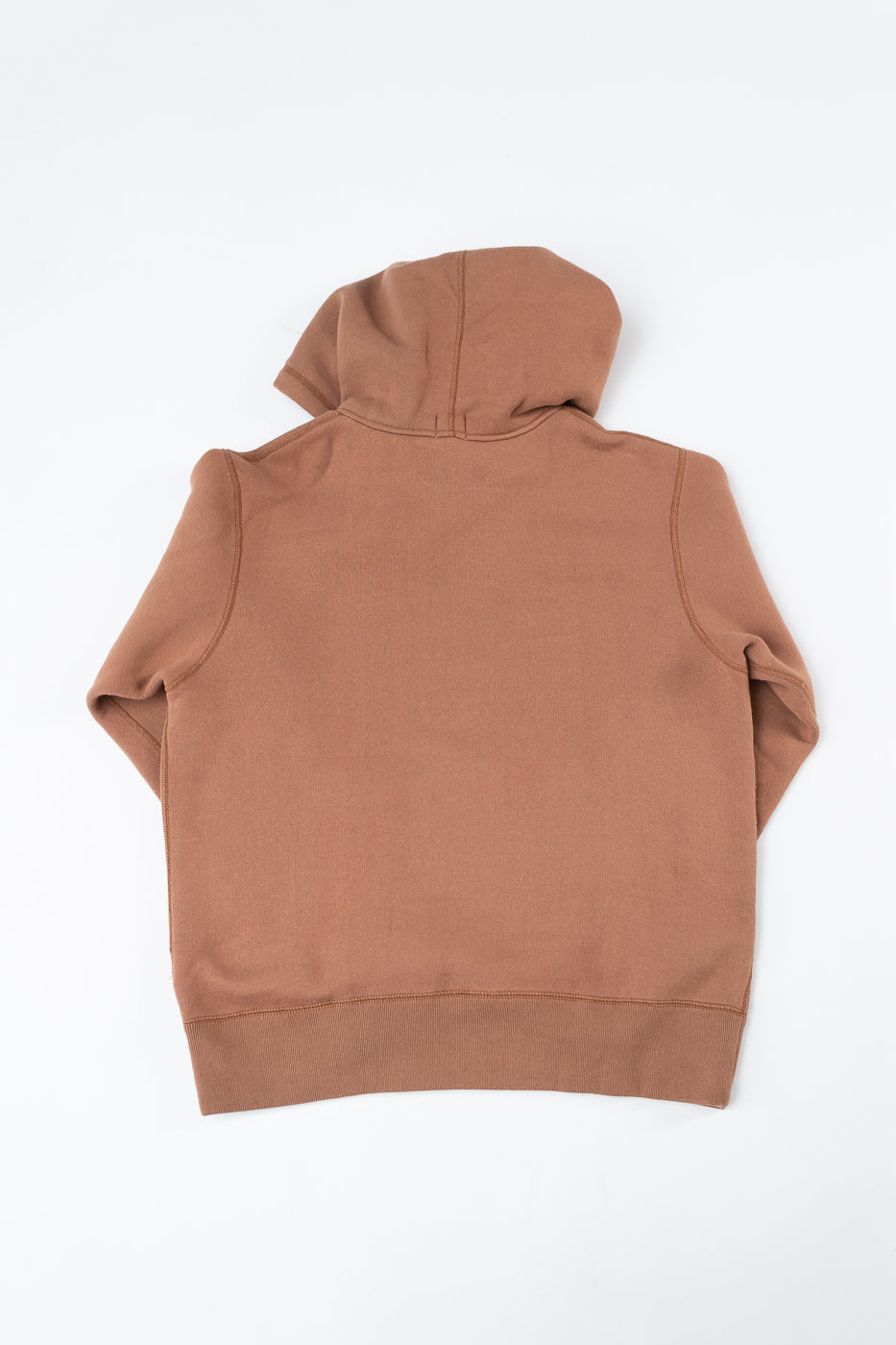 LCS1002 - Sinker Super Fluffy Knit After Hoodie - Maple Brown