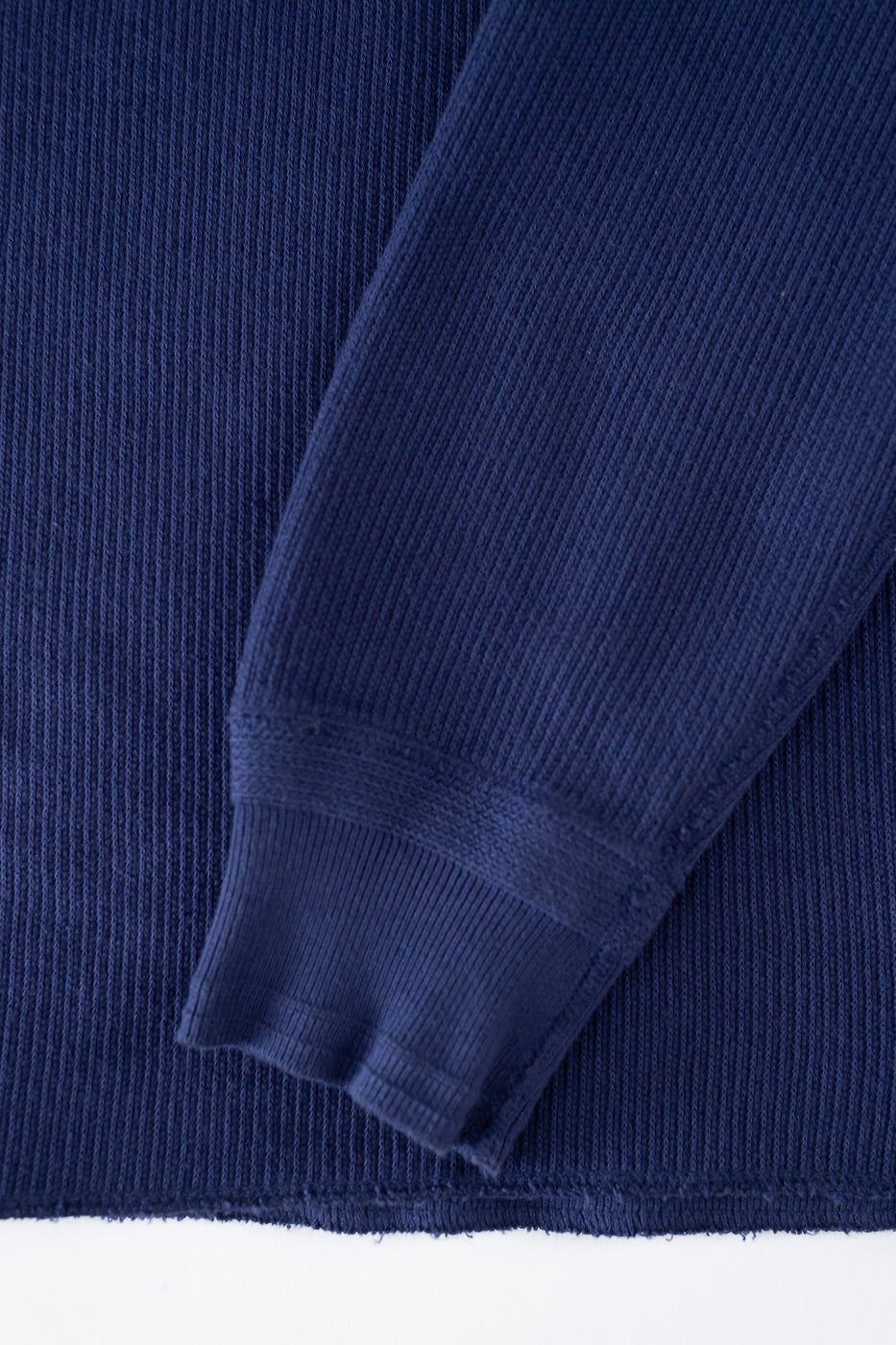 LRC1115 - Classic Royal Rib Knit Crewneck Thermal - French Navy Blue