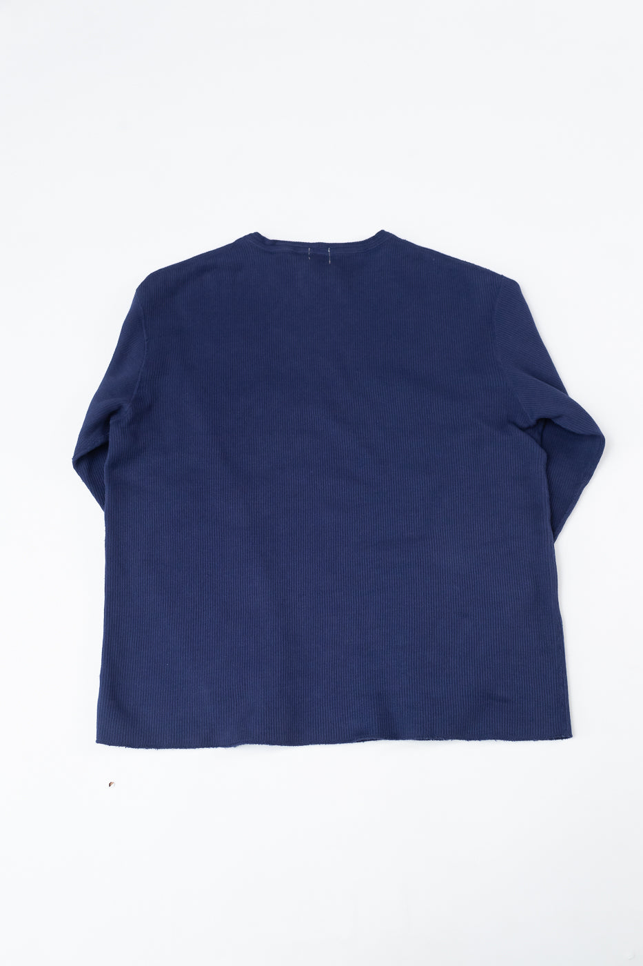 LRC1115 - Classic Royal Rib Knit Crewneck Thermal - French Navy Blue