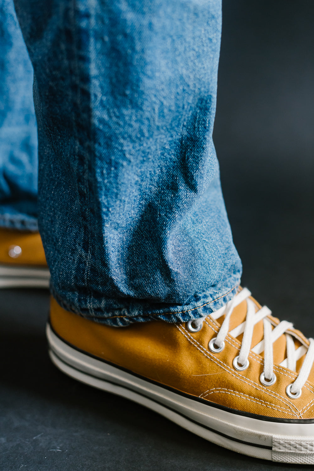 Lot 2nd-Hand - 12oz 1101 Used Wash Selvedge - Light Indigo