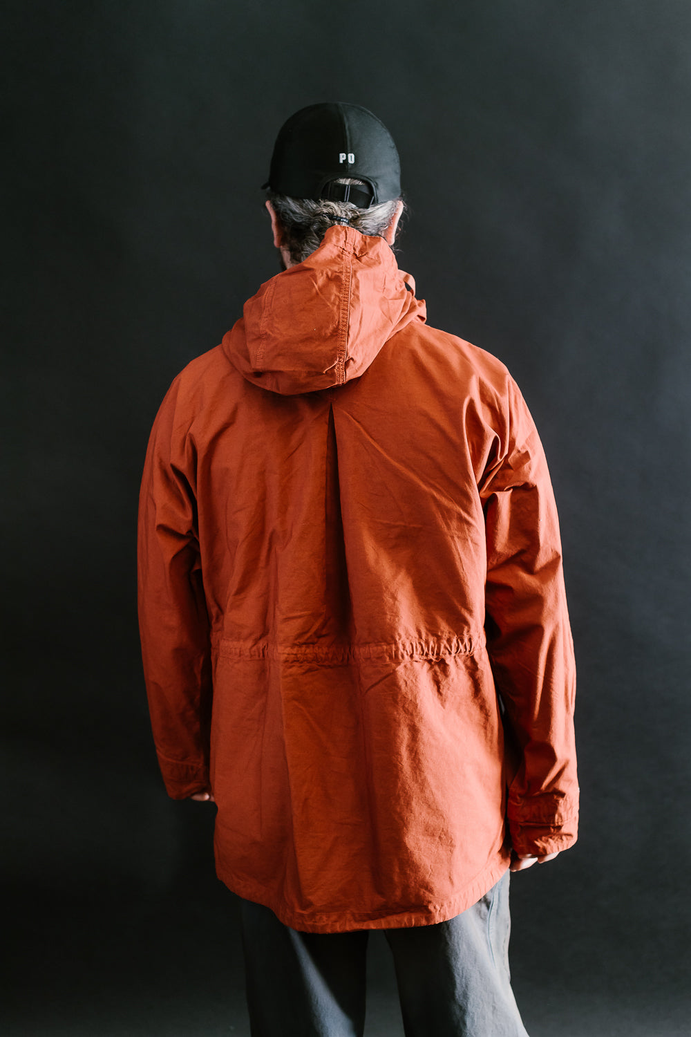 MSP-4023 - Twill Anorak Pullover - Orange