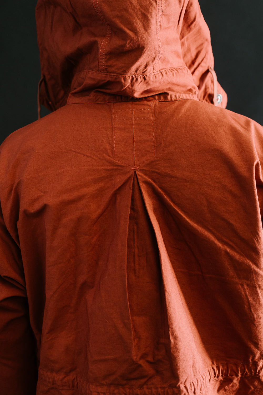 MSP-4023 - Twill Anorak Pullover - Orange