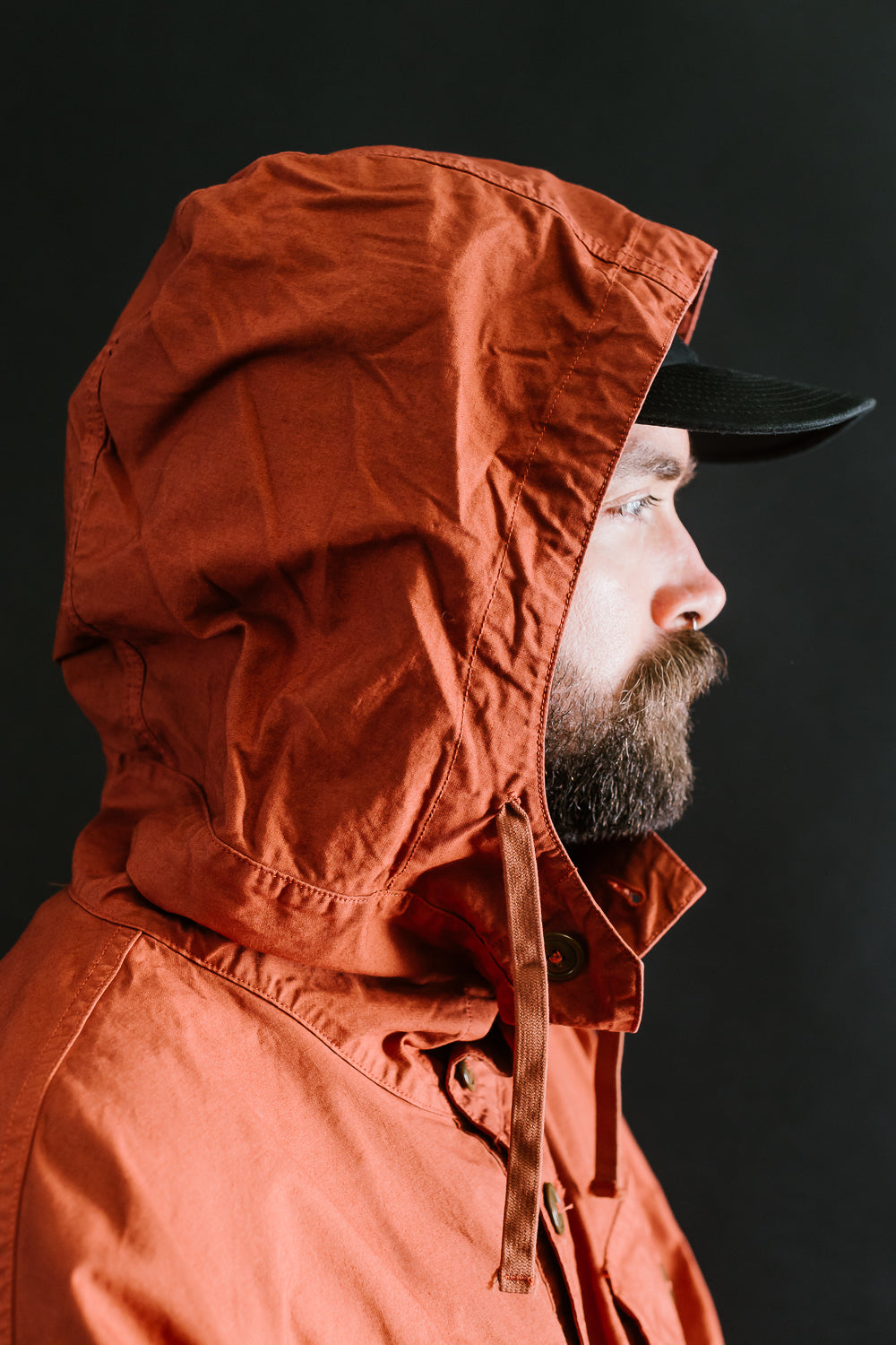 MSP-4023 - Twill Anorak Pullover - Orange