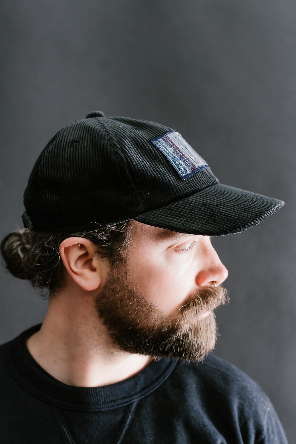 MSP-7004 - Corduroy Cap - Black