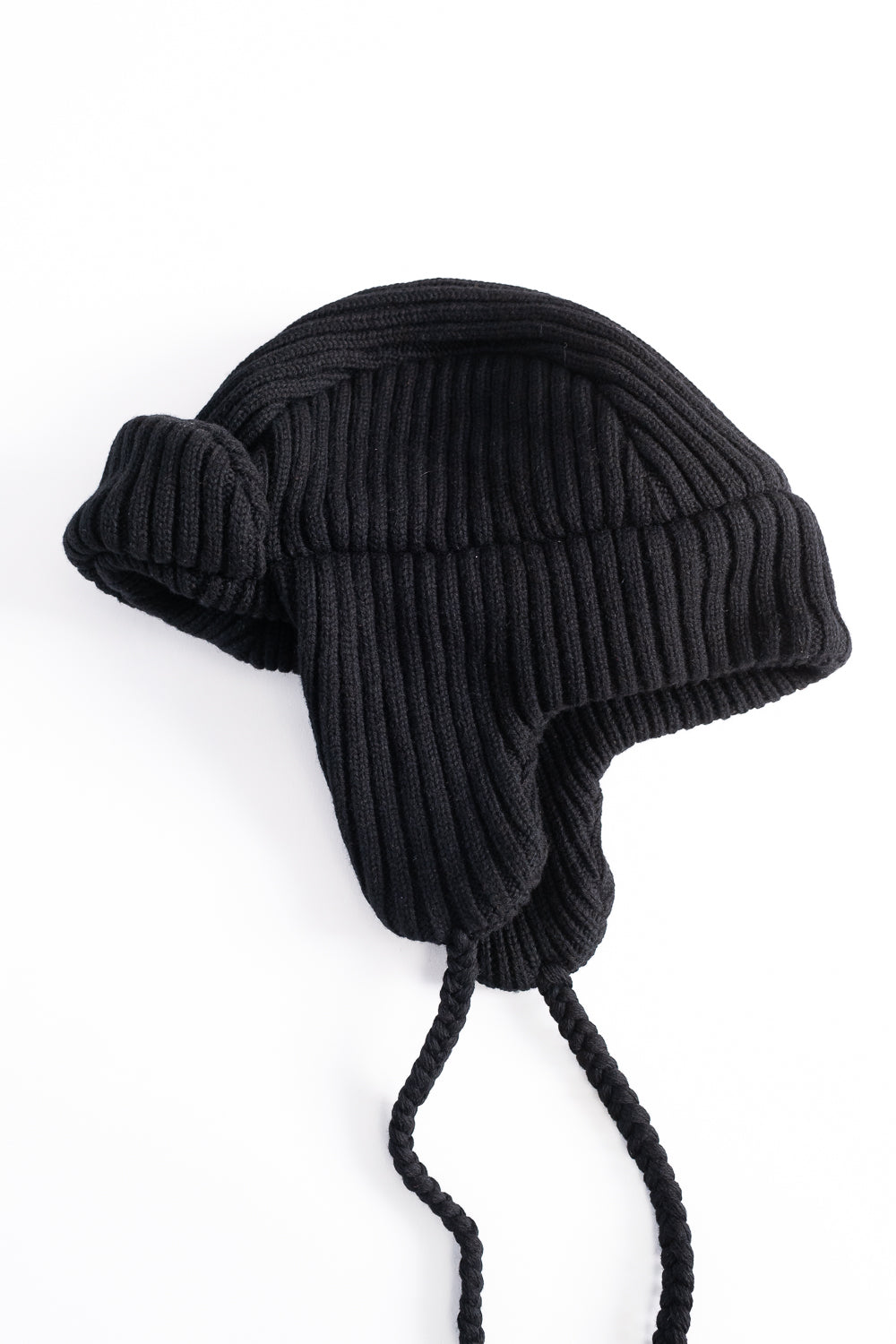 MSP-7005 - Knit Bomber Cap - Black