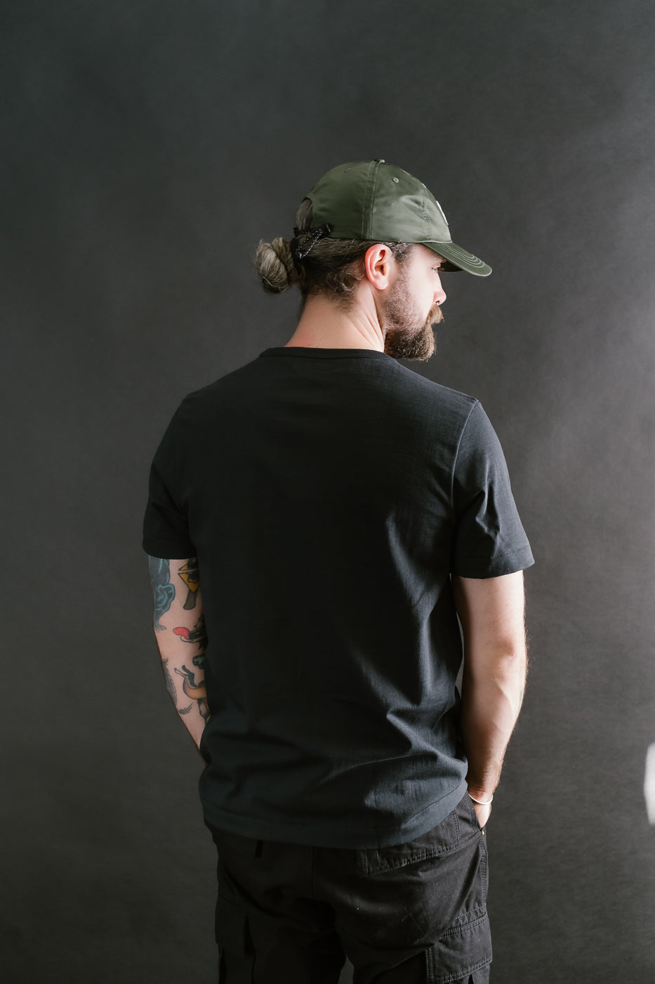 215.98 - 7.2oz Loopwheeled T-Shirt Classic Fit - Charcoal