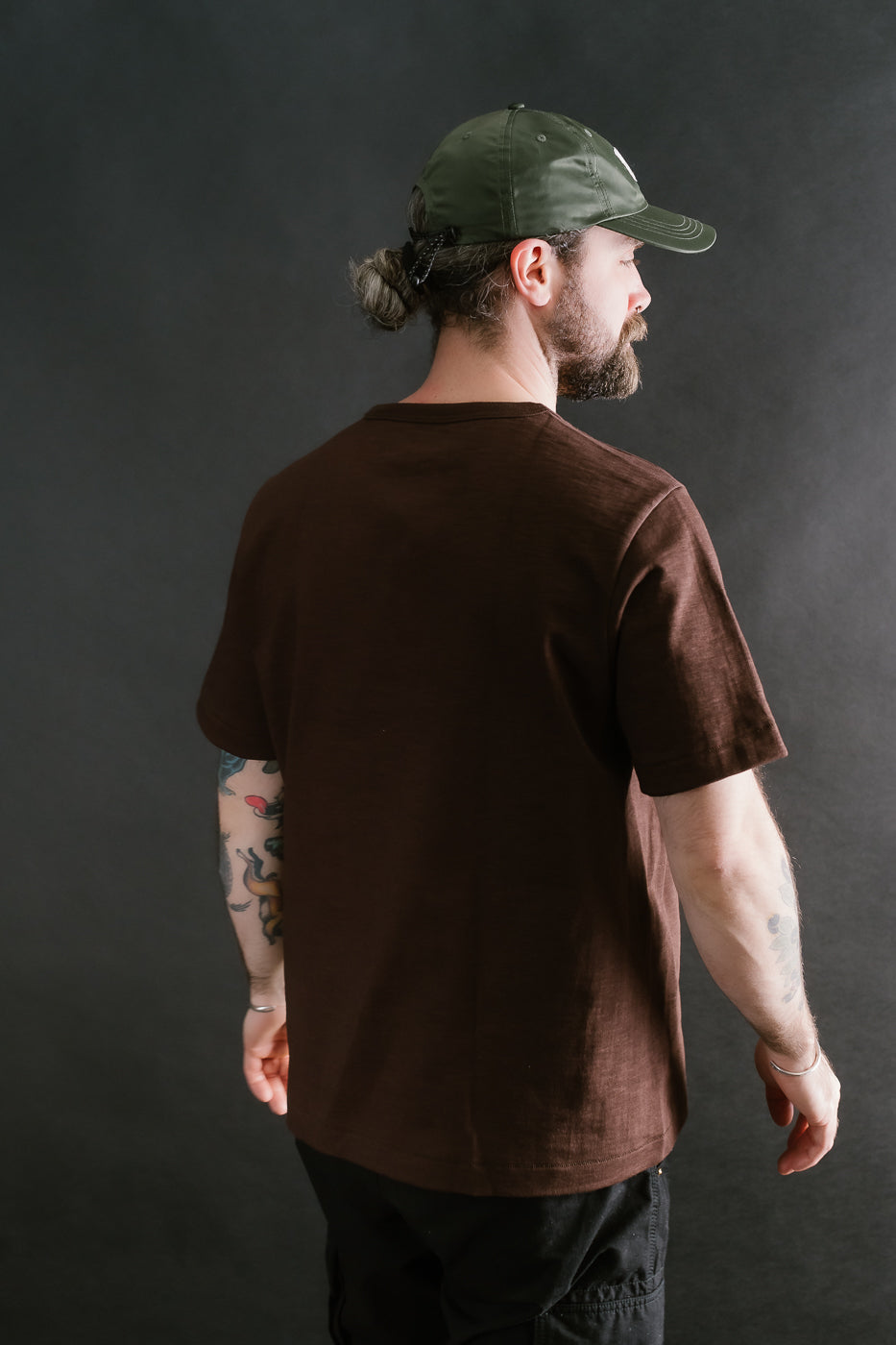 2S14.19 - 10.7oz Loopwheeled Heavy T-Shirt Relaxed Fit - Coffee