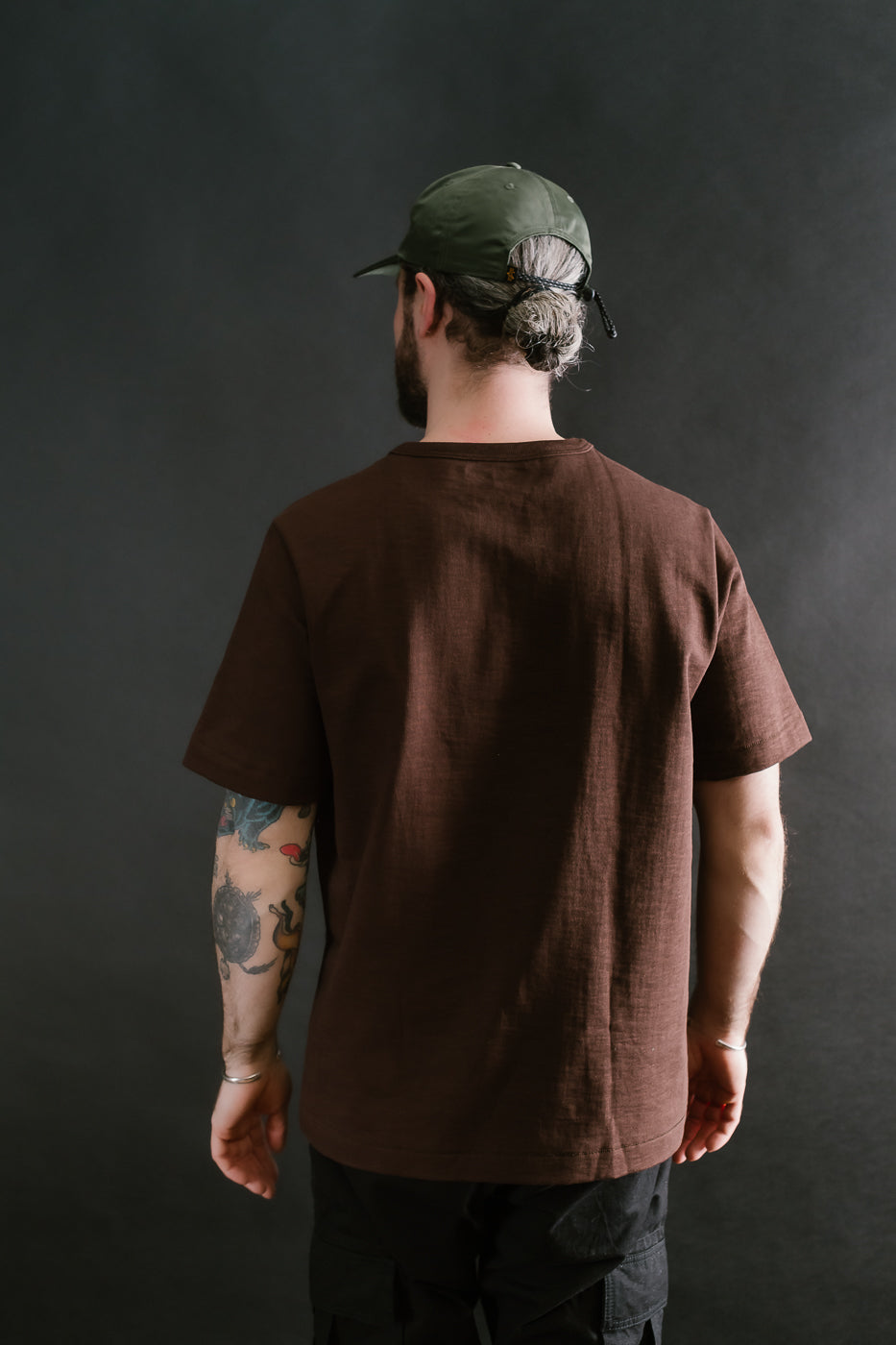 2S14.19 - 10.7oz Loopwheeled Heavy T-Shirt Relaxed Fit - Coffee