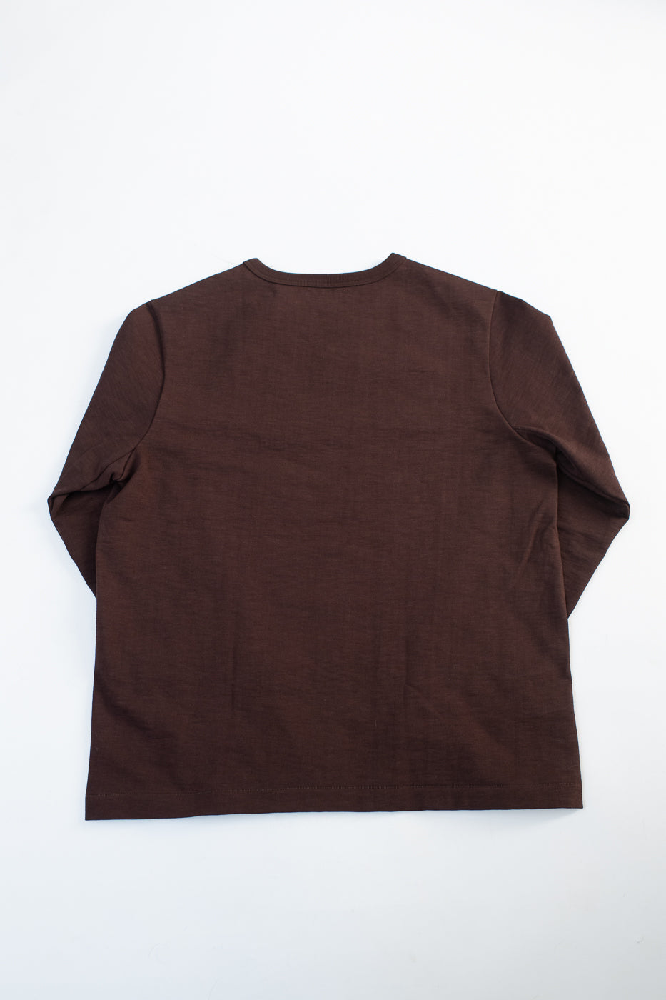 2S18.19 - 10.7oz Loopwheeled Heavy LS T-Shirt Relaxed Fit - Coffee