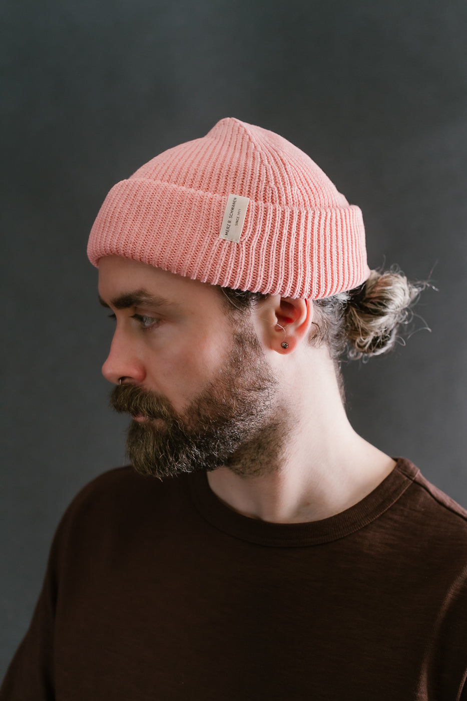 KBN01.331 - Organic Cotton Beanie - Peach