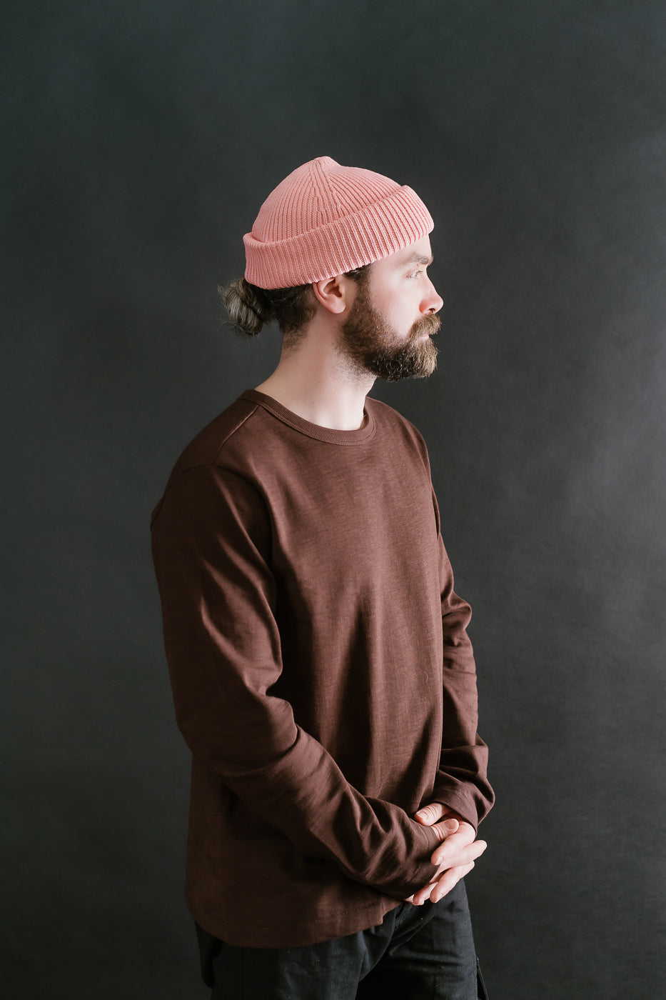 KBN01.331 - Organic Cotton Beanie - Peach