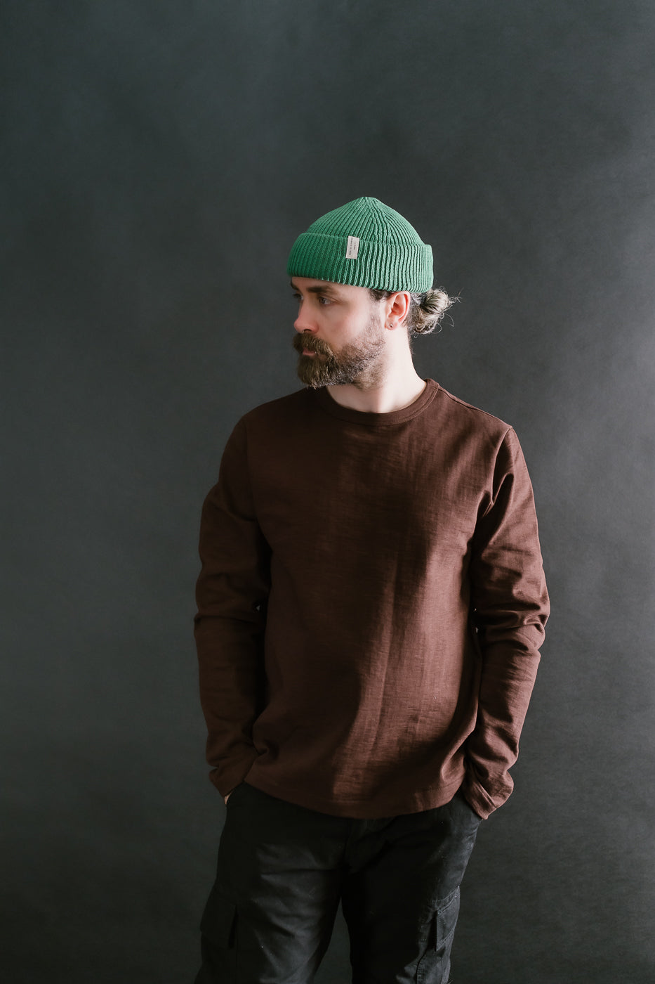 KBN01.46 - Organic Cotton Beanie - Grass