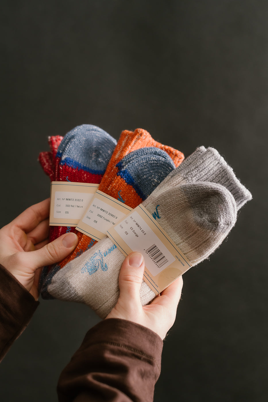 MW74.03 - Extra Fine Merino Wool Socks - Nature Melange