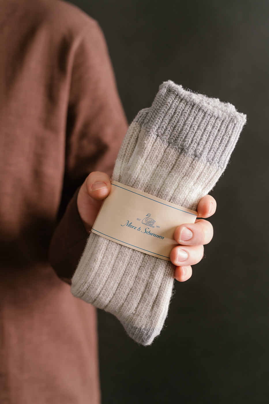 MW74.03 - Extra Fine Merino Wool Socks - Nature Melange