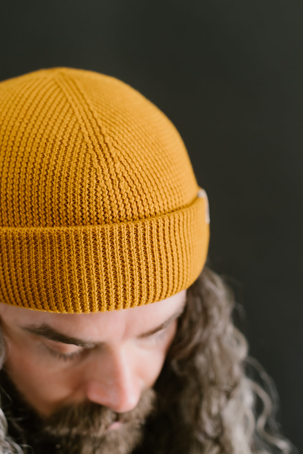 MWBN05.205 - Ribbed Structure Watch Cap Merino Wool  - Honey