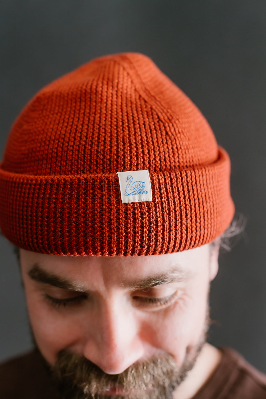 MWBN05.307 - Ribbed Structure Watch Cap Merino Wool  - Clay