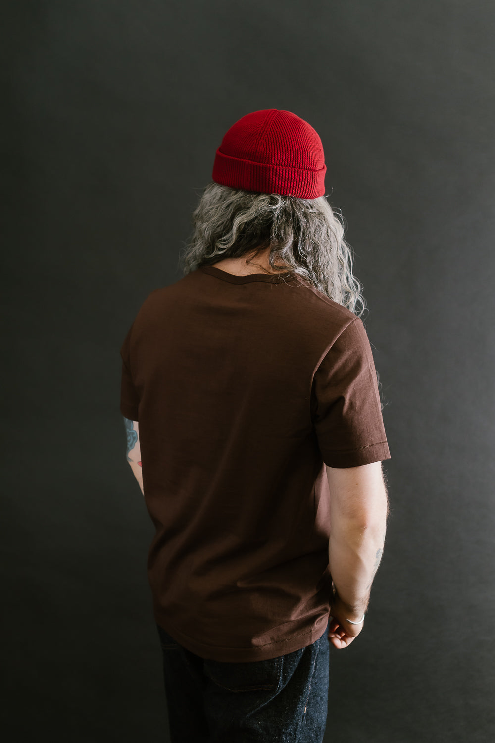 MWBN05.308 - Ribbed Structure Watch Cap Merino Wool  - Chilli