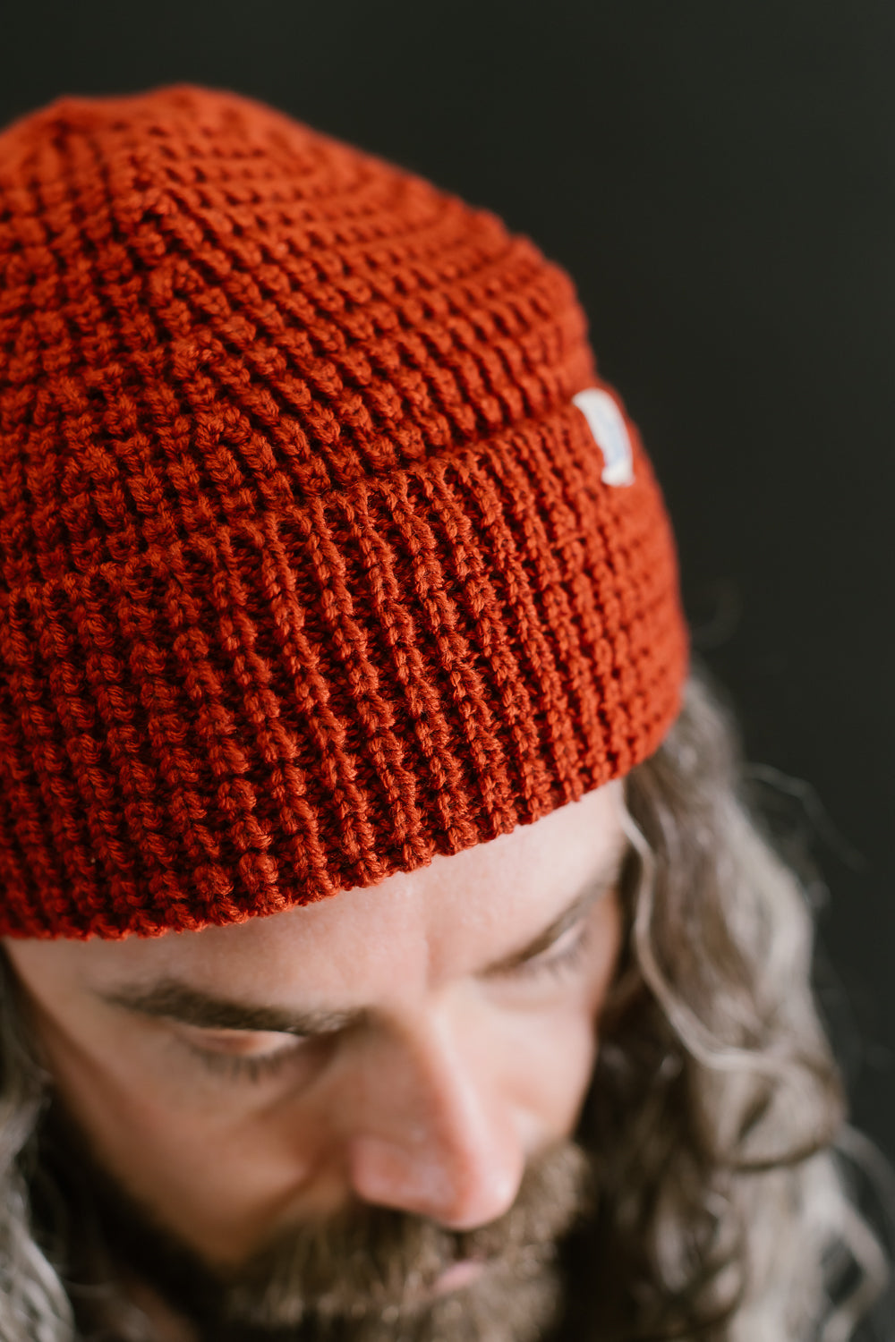 MWBN06.307 - Waffle Structure Sturdy Beanie Merino Wool - Clay