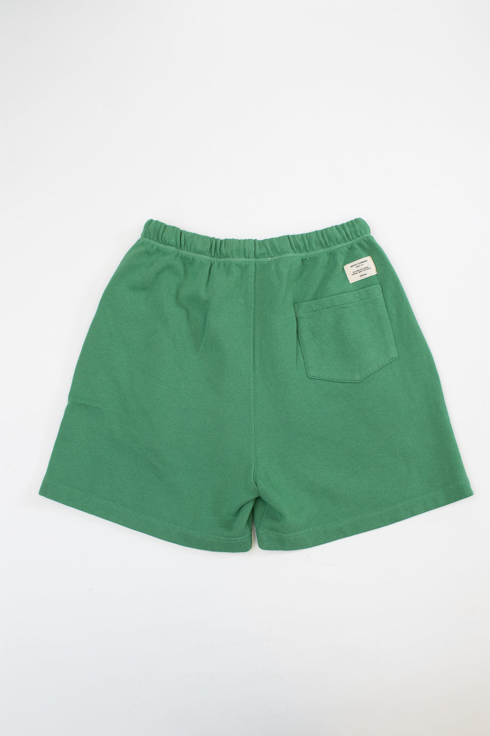 SPS05.46 - Retro Fleece Sweat Shorts Organic Cotton - Grass