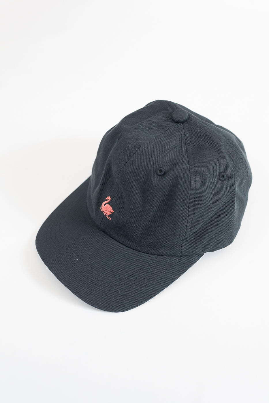 CAP01.98 - Low Profile Swan Logo Cap - Charcoal