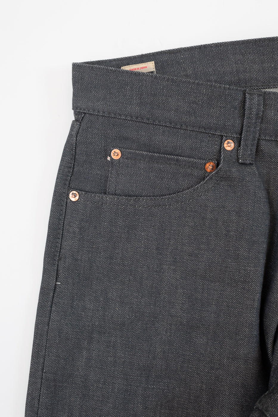 0306-70G - 14oz - Grey Selvedge Denim - Tight Tapered