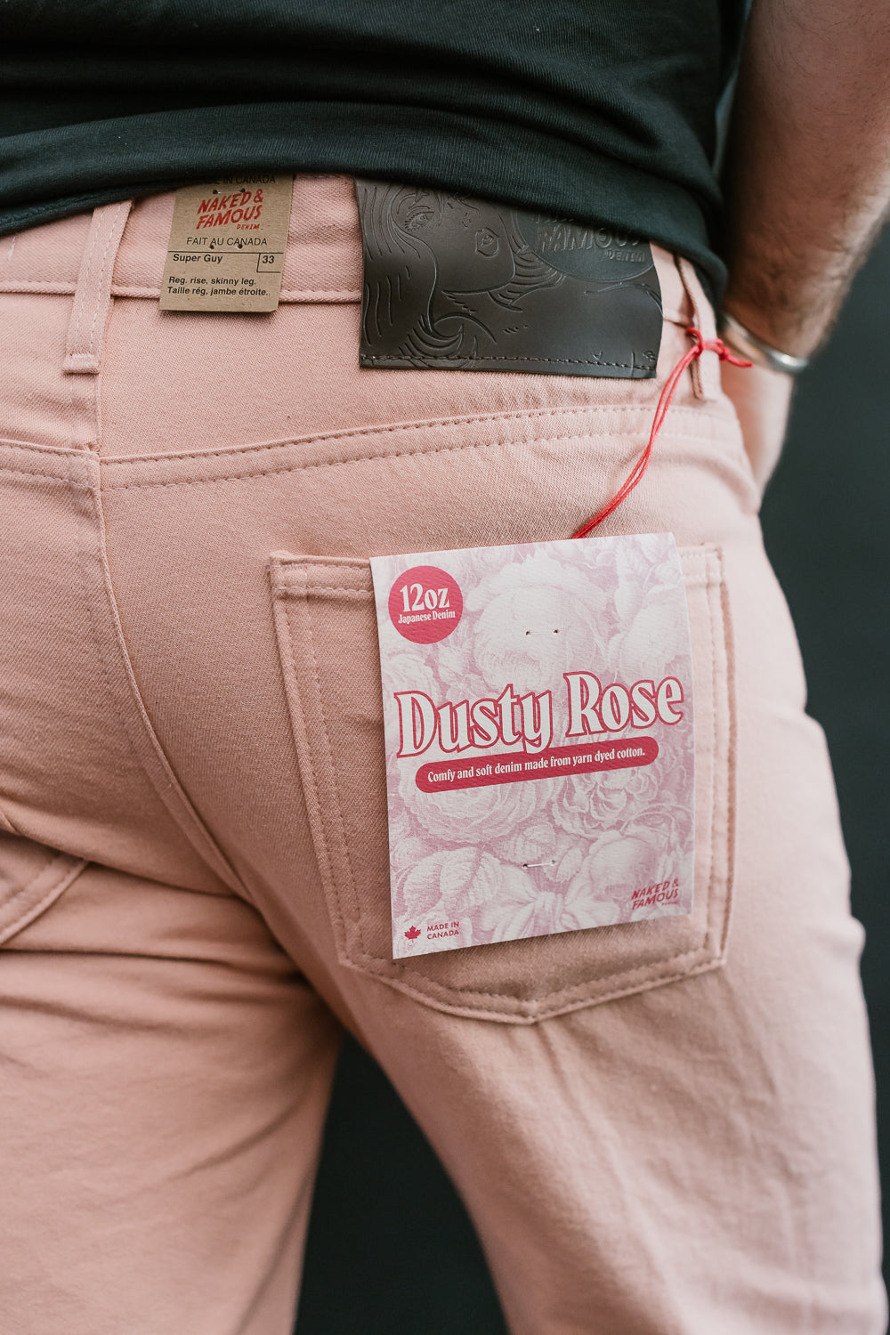 12oz - Dusty Rose Denim - Super Guy