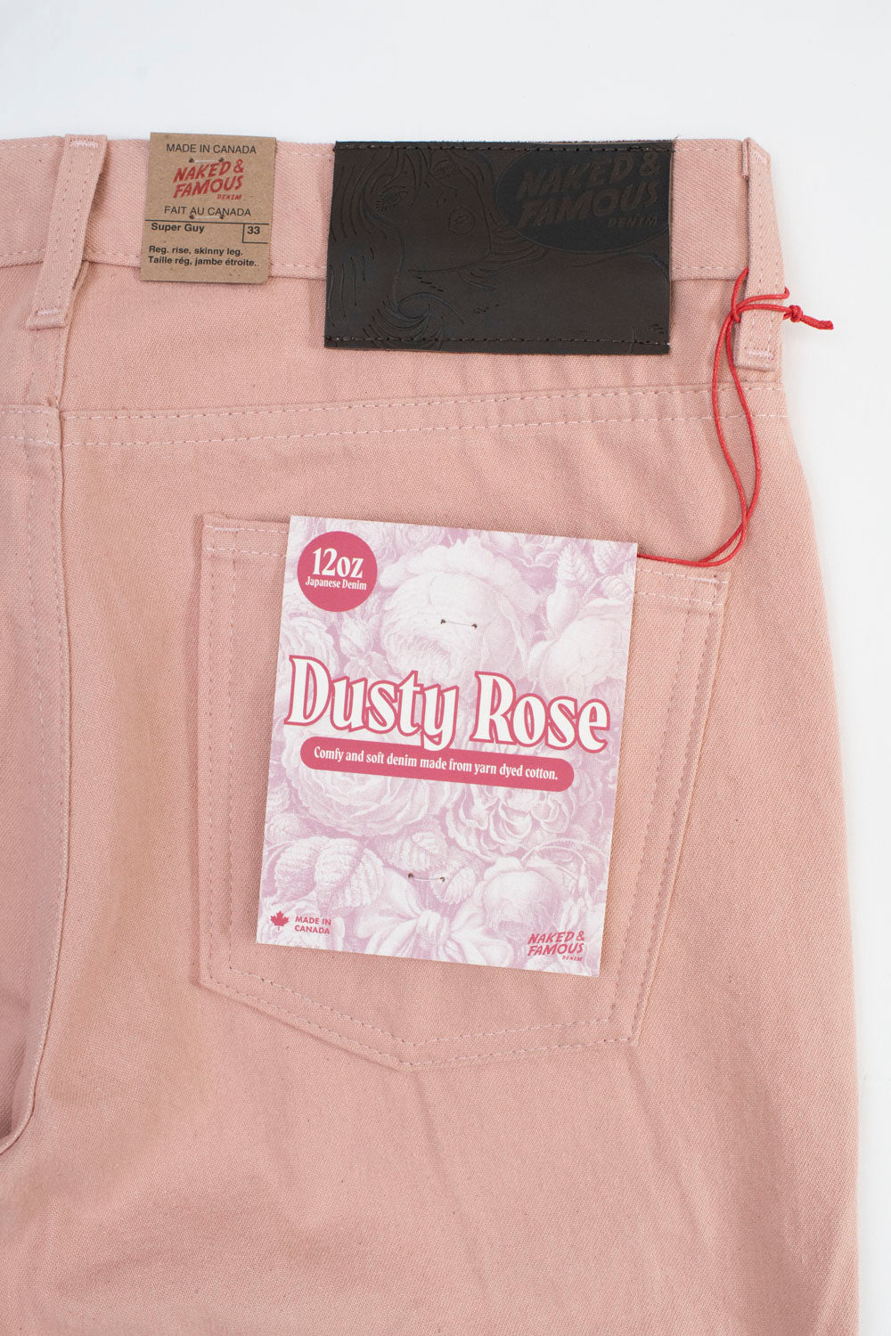 12oz - Dusty Rose Denim - Super Guy