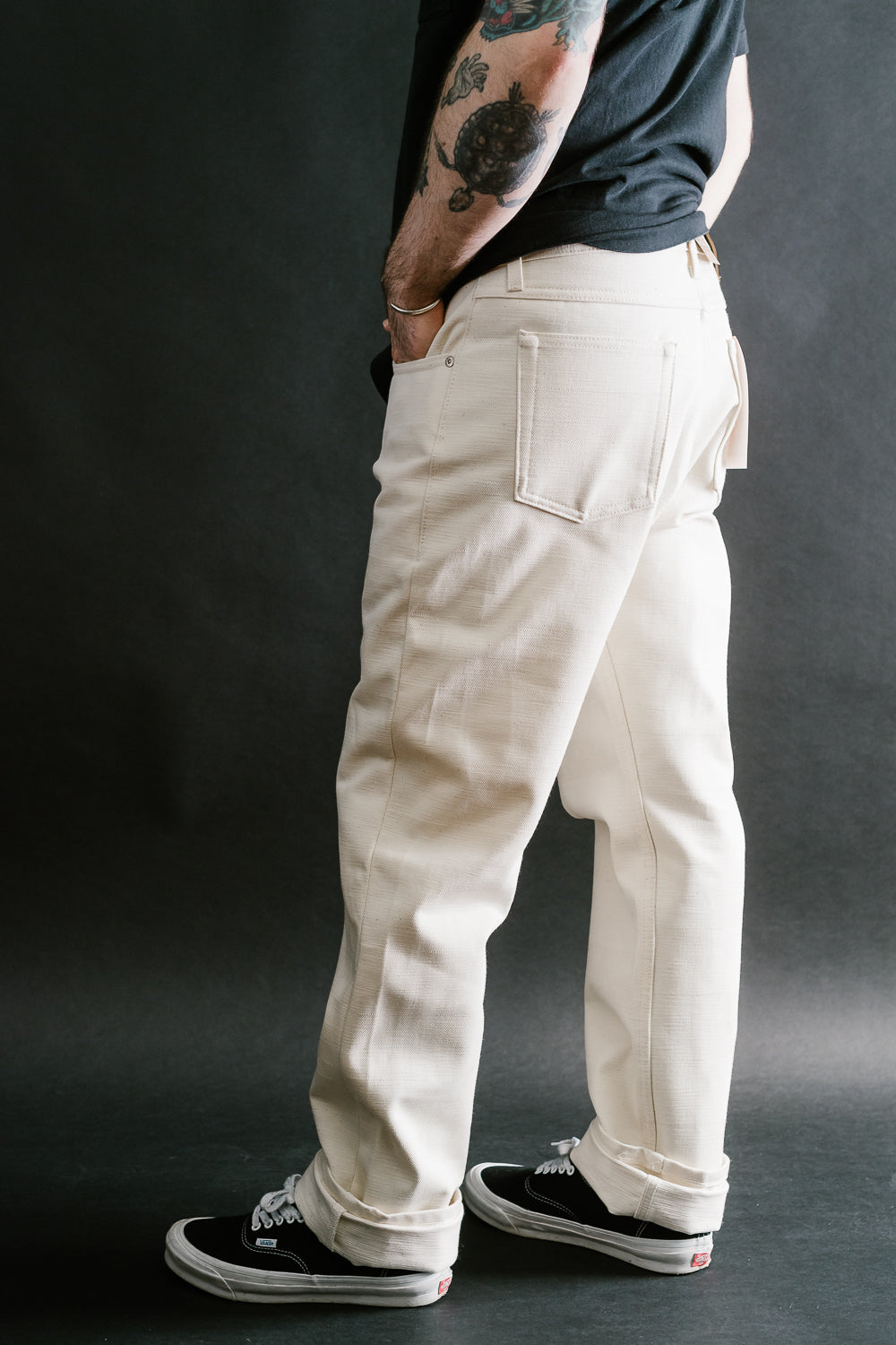 14oz - Undyed Frankenstein Denim - True Guy