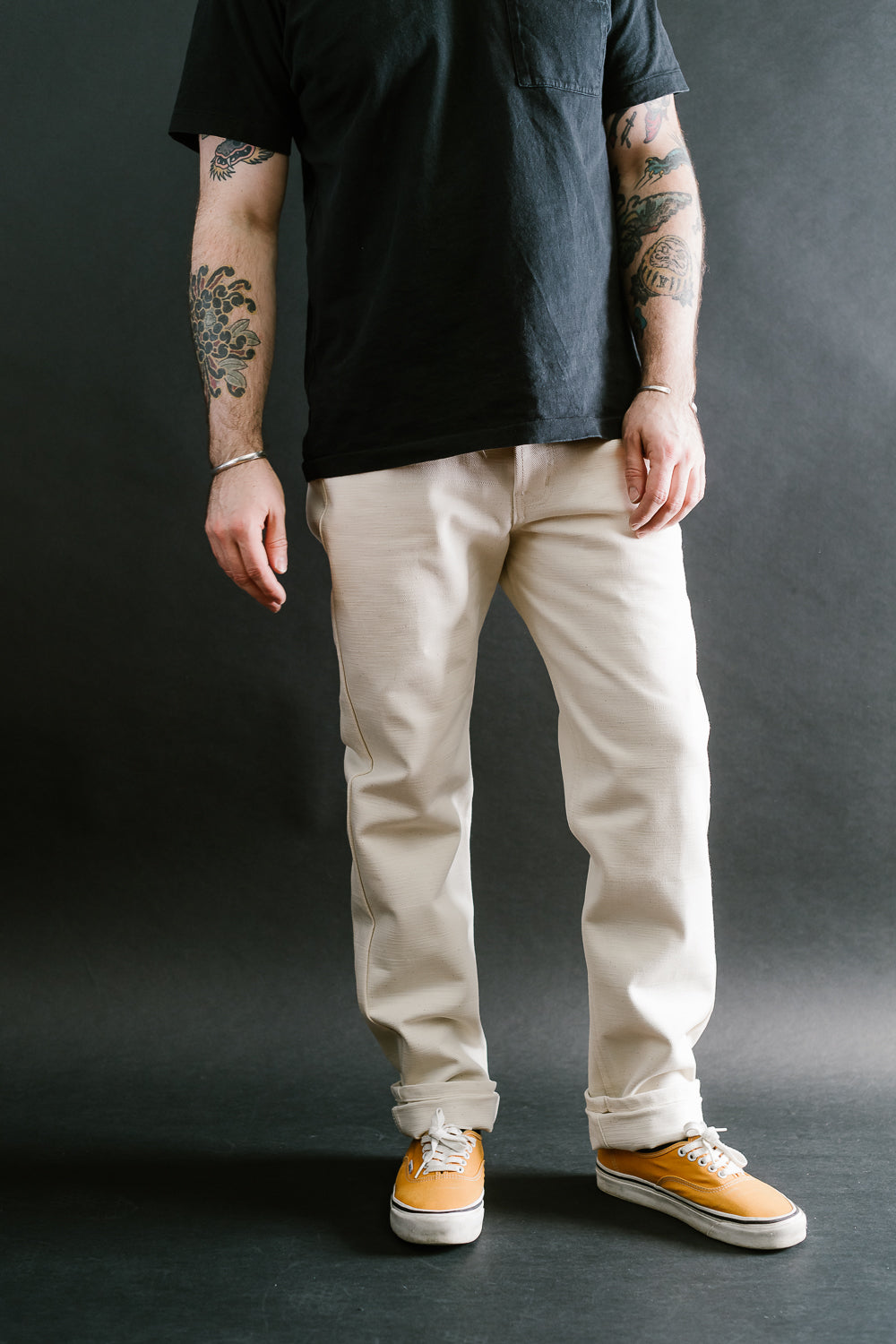 14oz - Undyed Frankenstein Denim - Weird Guy