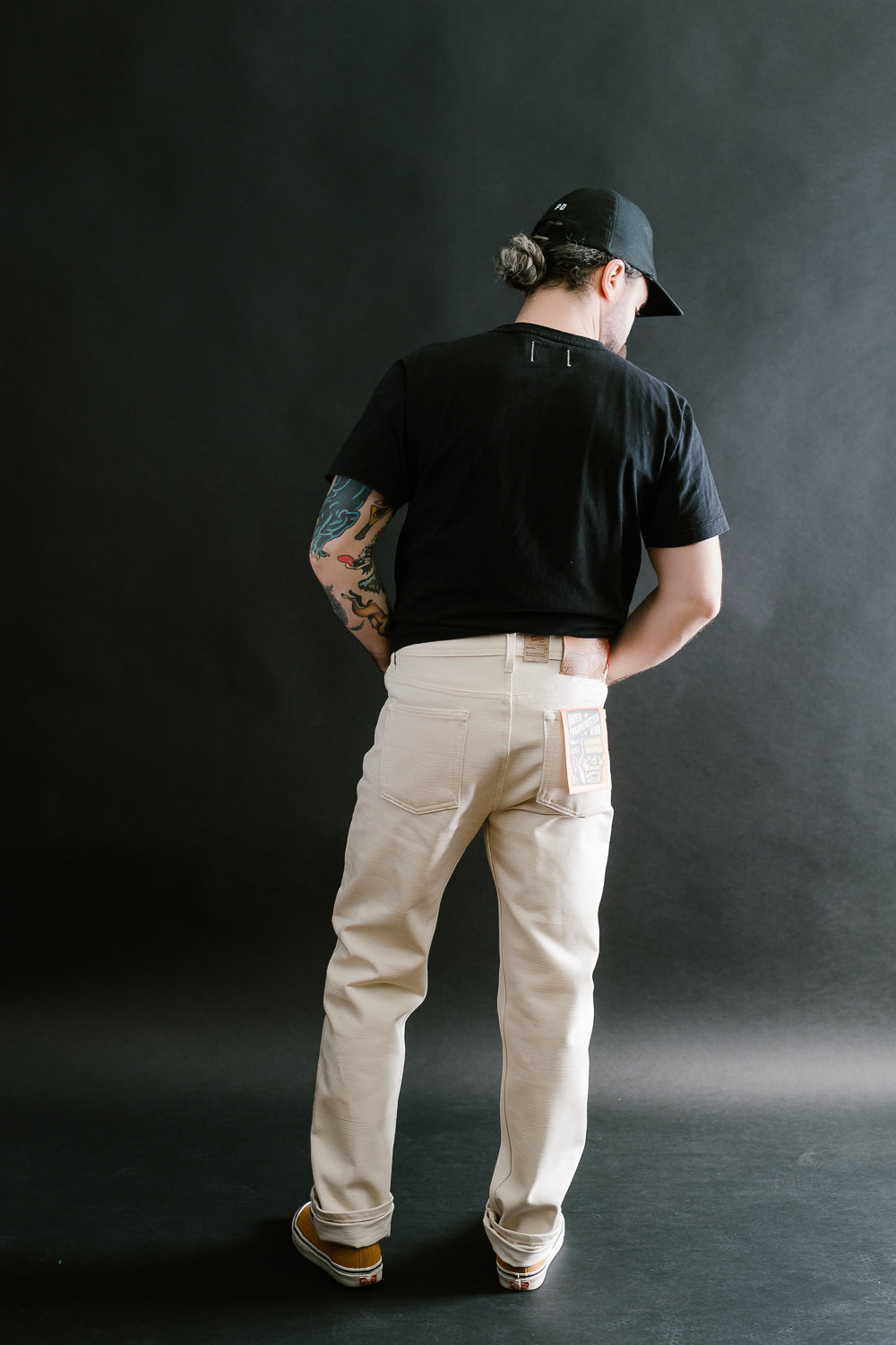 14oz - Undyed Frankenstein Denim - Weird Guy