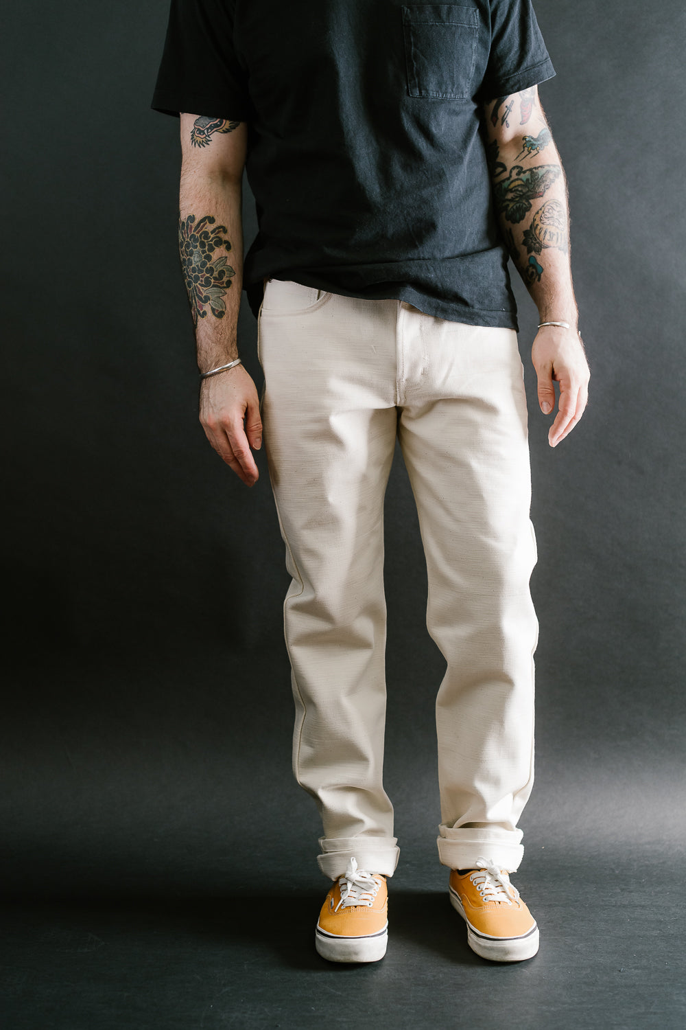 14oz - Undyed Frankenstein Denim - Weird Guy