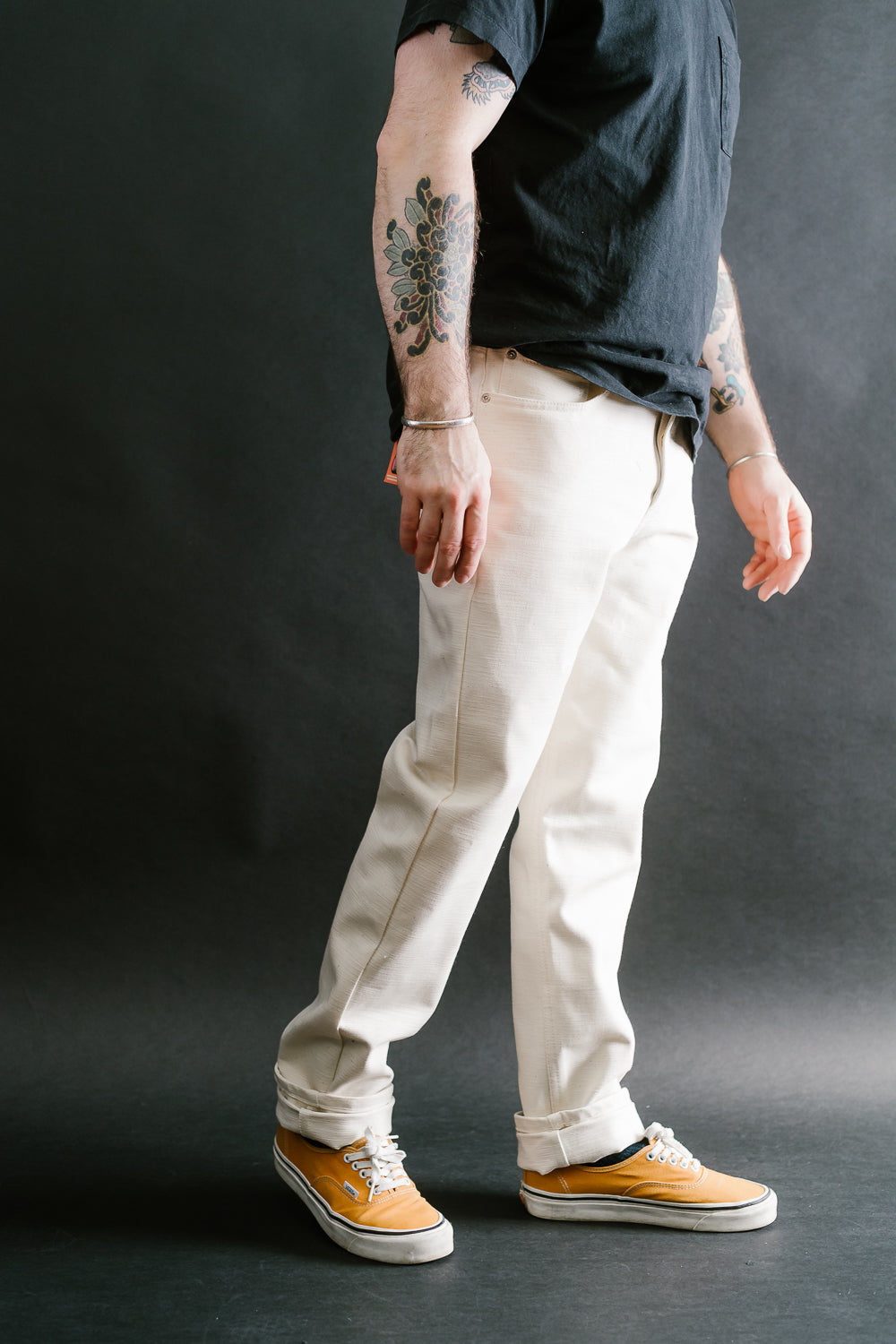 14oz - Undyed Frankenstein Denim - Weird Guy