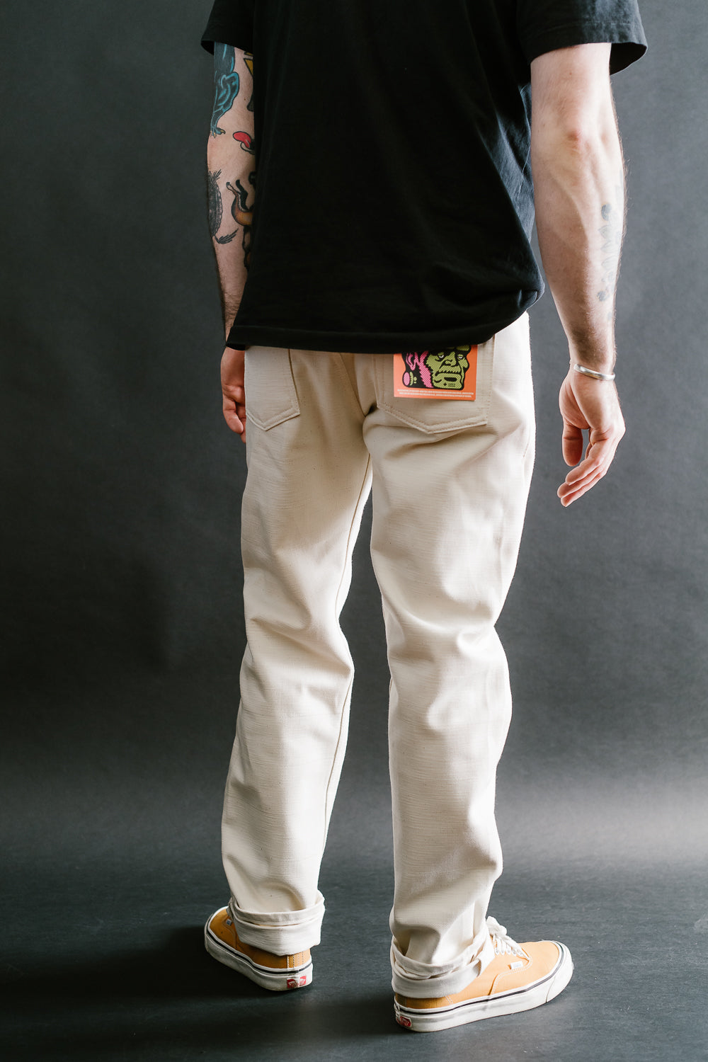 14oz - Undyed Frankenstein Denim - Weird Guy